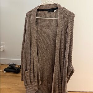 Urban Outfitters BDG Women's Taupe Open-Front Cardigan Size S
